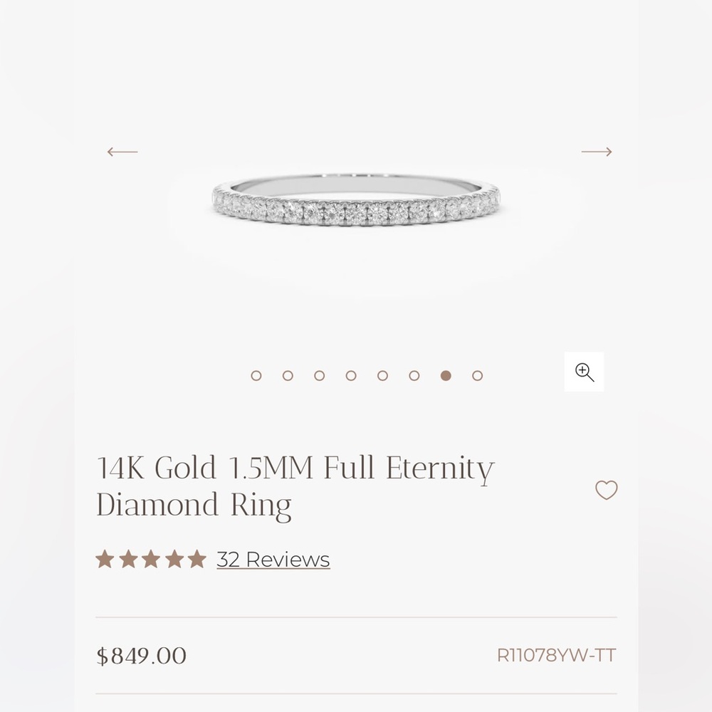 14K Gold Ferko’s Diamond Eternity Ring